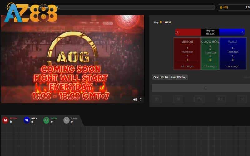 Hướng dẫn các bước tham gia đá gà Thomo tại AZ888