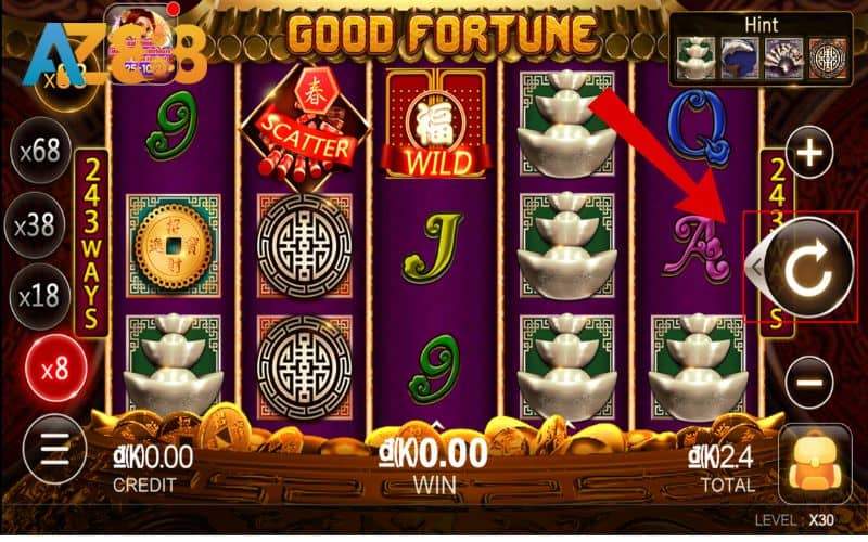 Hướng dẫn các bước tham gia nổ hũ vận mệnh tốt tại AZ888