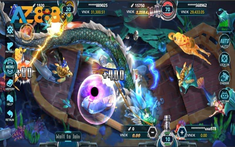 Hướng dẫn các bước tham gia trò chơi bắn cá đại dương giàu có tại AZ888